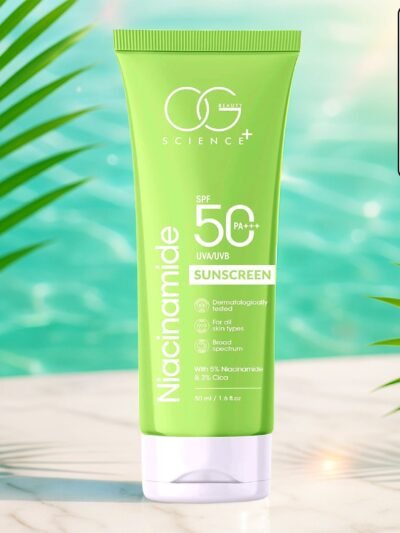 Niacinamide Sunscreen SPF 50 PA+++ – Broad Spectrum Sun Protection