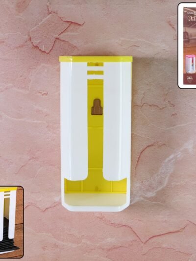 Wall-Mounted Bag Dispenser – Kitchen Plastic Bag Organizer Box