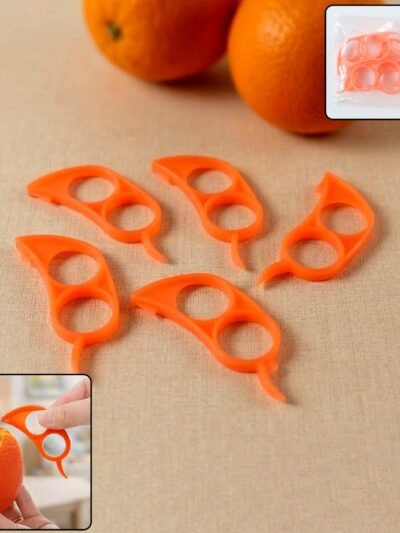 Plastic Orange Peeler Tool – Easy Peel Set of 5 for Citrus Fruits