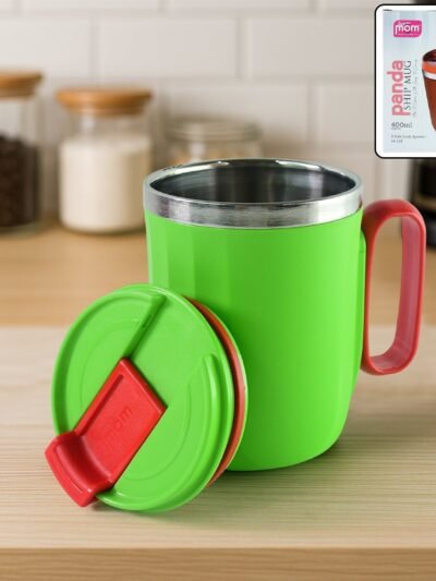 Insulated Mug – 400 ml Spill-Resistant Panda Design