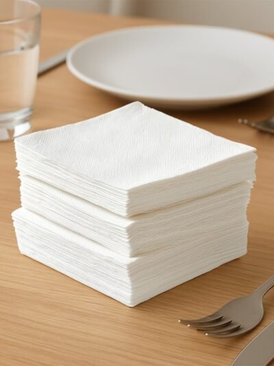 Disposable Tissue Napkins – Soft, Absorbent 75 Pack