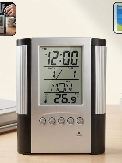 Digital Calendar Desk Clock � Time, Date, Temperature Display