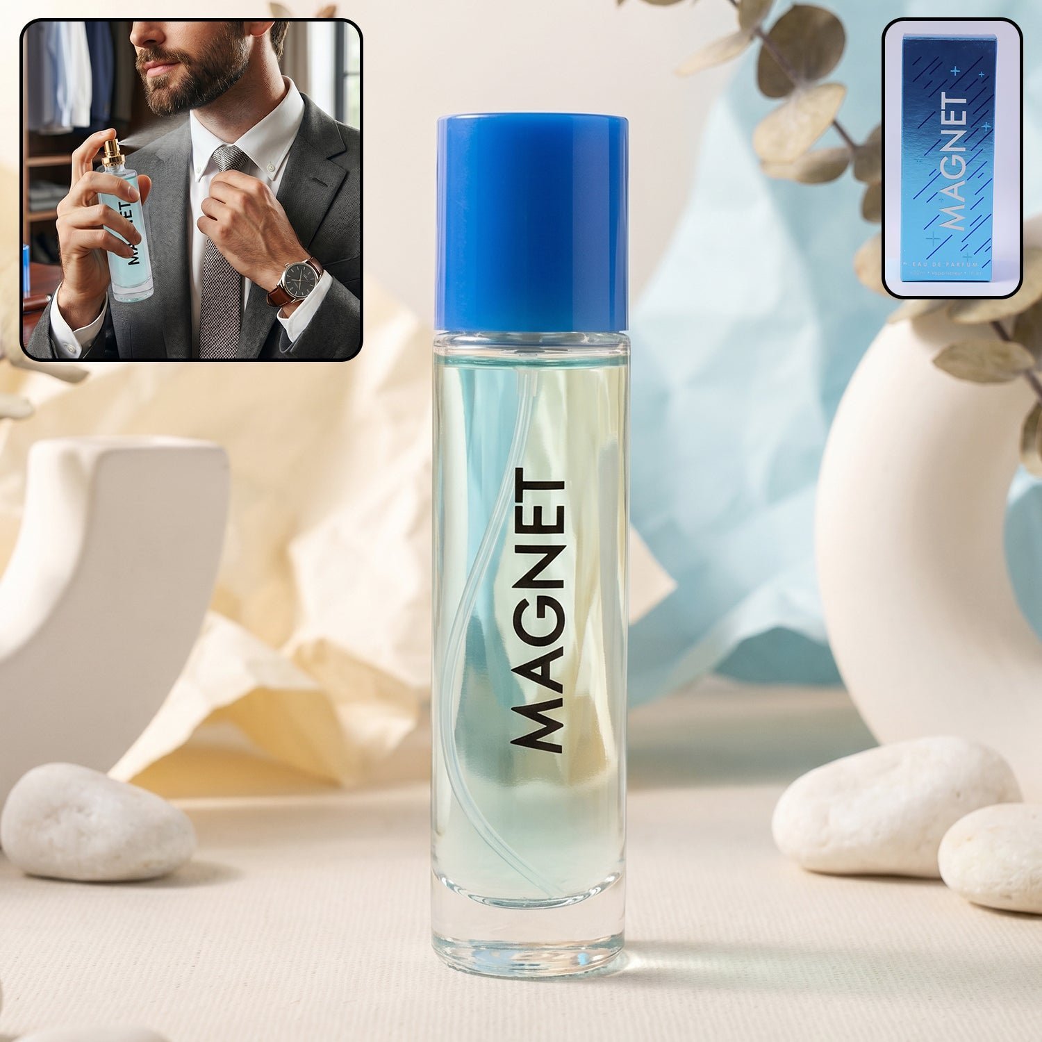Men's Eau De Parfum � Long-Lasting Fresh Musk Fragrance