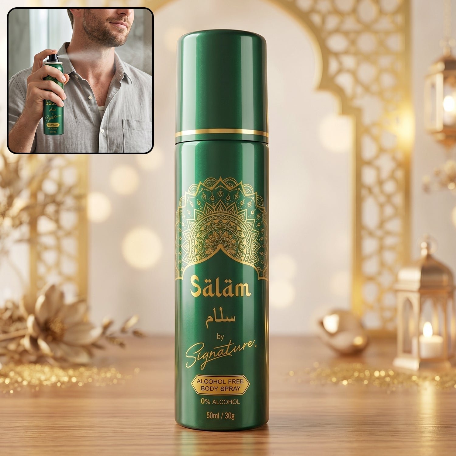 Signature Salam Men�s Body Spray � Long-Lasting Freshness in 50 ML