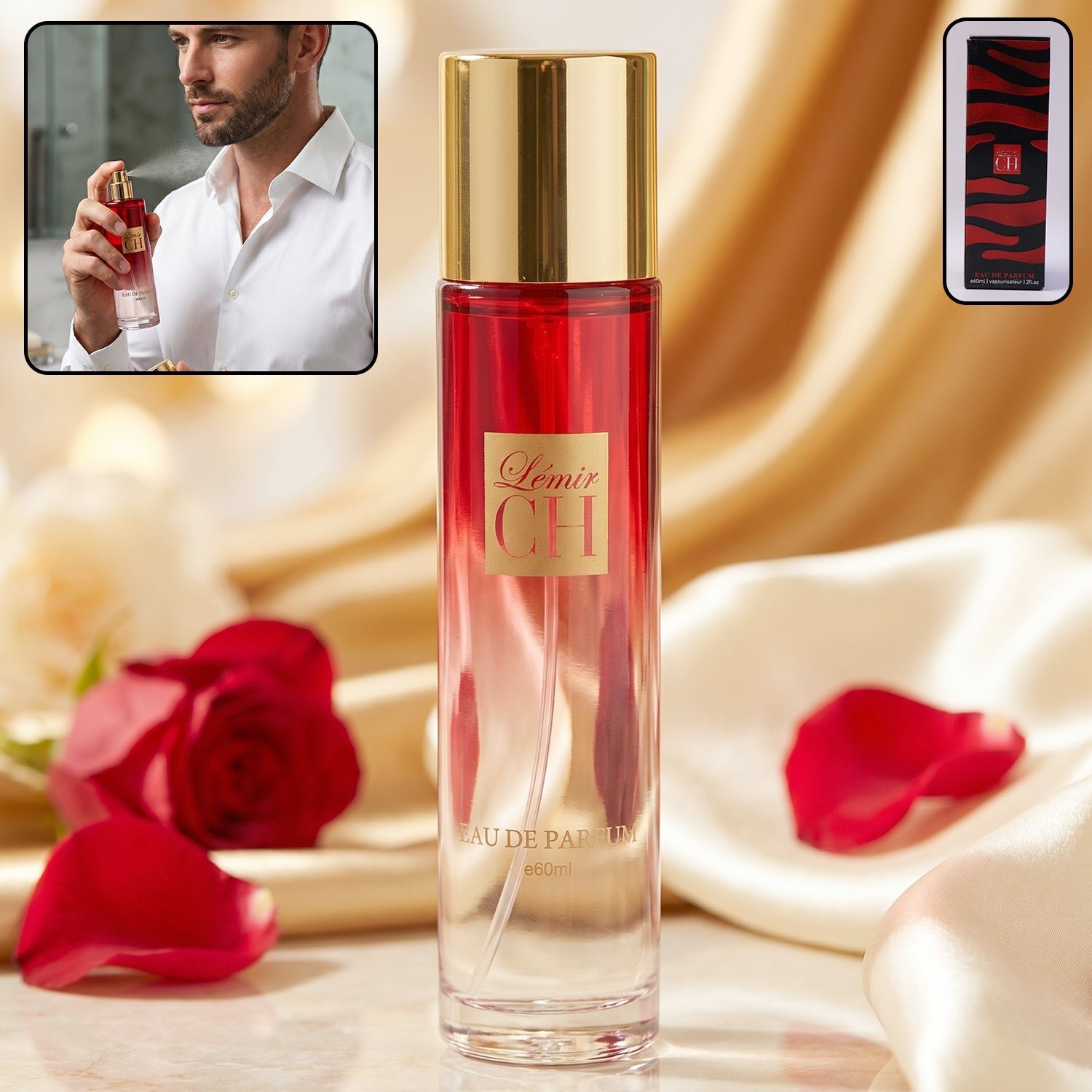 Eau De Parfum Spray � Long Lasting Unisex Fragrance in Elegant Bottle