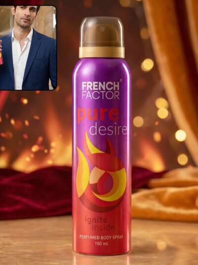 French Factor Perfumed Body Spray � Long Lasting Freshness & Odor Control