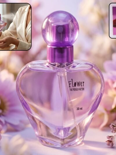 Flower Paris Heart-Shaped Eau De Perfume � Long-lasting Floral Aroma