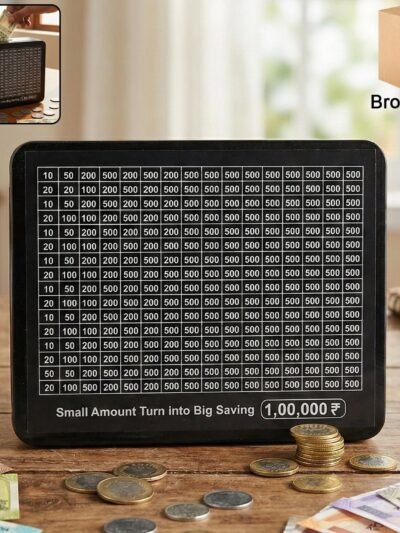 Money Saving Challenge Board – Reusable 15 × 19 cm with Pen