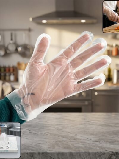 Disposable Plastic Gloves � Hygienic & Durable for Food & Cleaning