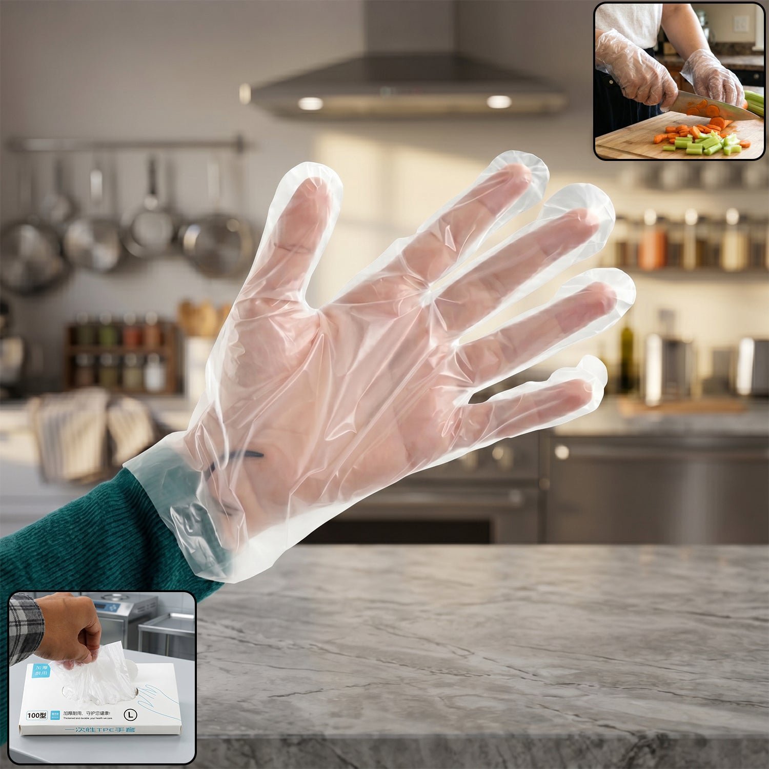 Disposable Plastic Gloves � Hygienic & Durable for Food & Cleaning
