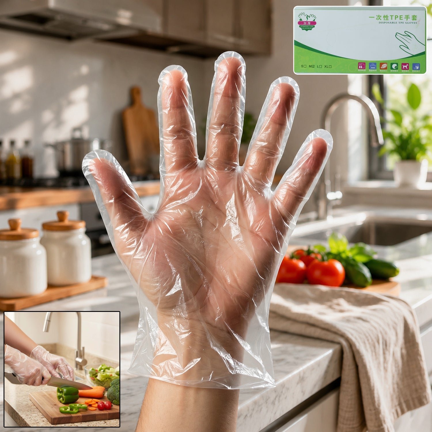Disposable Plastic Gloves � Hygienic & Single Use for Kitchen & Cleaning