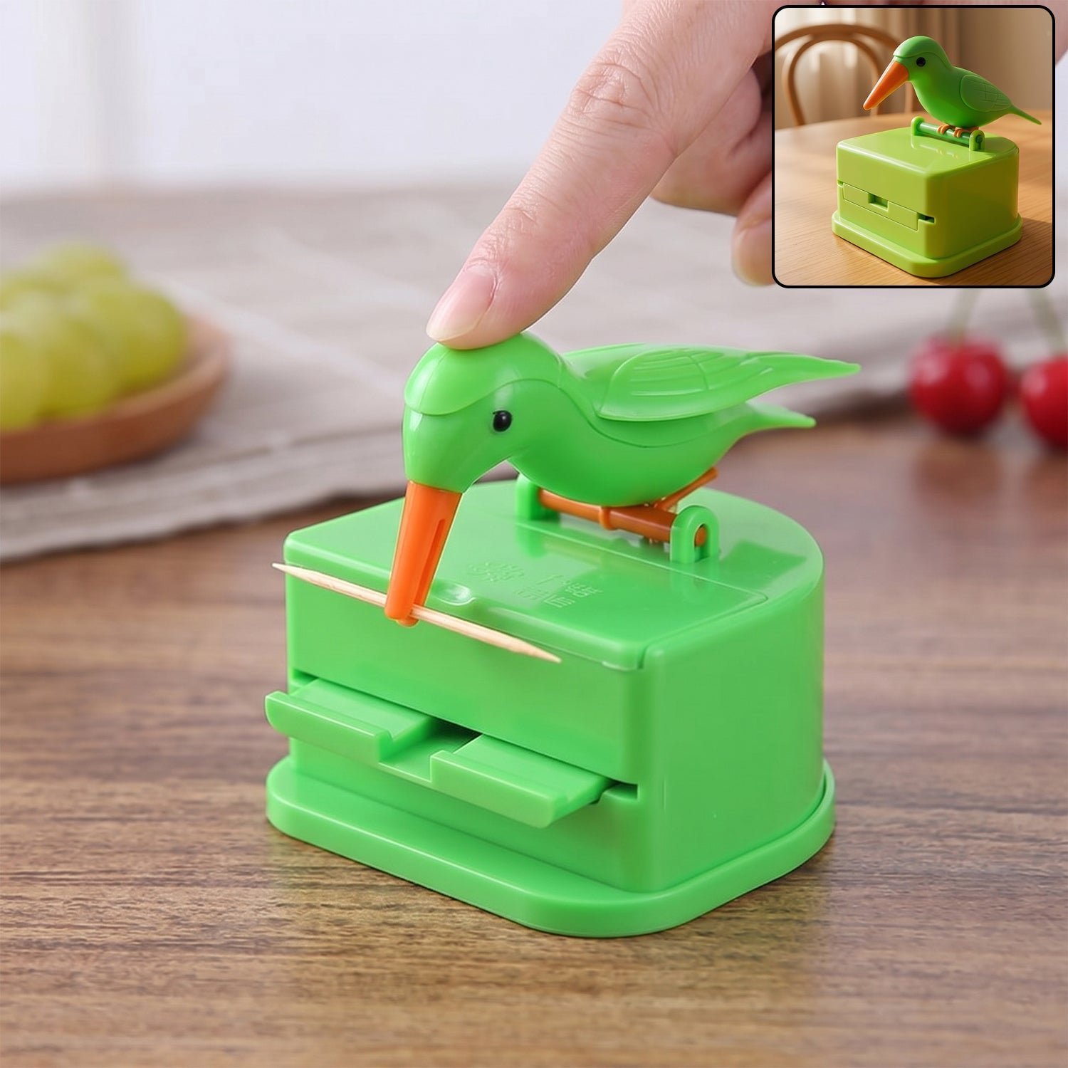 Bird Shape Toothpick Dispenser � Hygienic & Decorative Kitchen Accessory