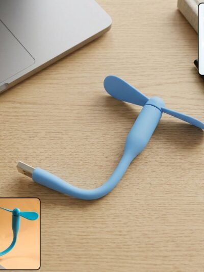 Portable USB Mini Fan – Compact & Adjustable for Personal Cooling