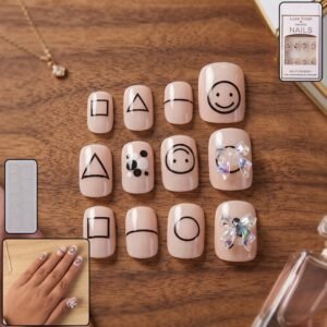 Press-On Nails � Reusable False Nail Set with Strong Glue for Equally Glam Looks