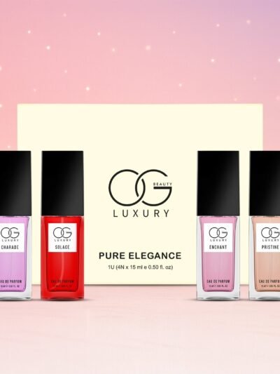 Pure Elegance Eau De Parfum Gift Set – 4 Premium Unisex Scents