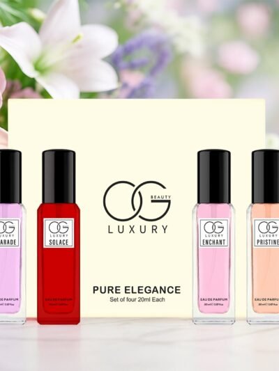 Pure Elegance Eau De Parfum Gift Set – 4x20ml Unisex Fragrances