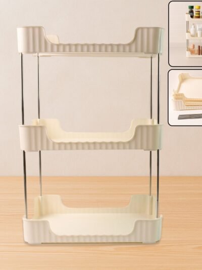 3-Tier Storage Organizer Rack – Compact & Versatile Shelf