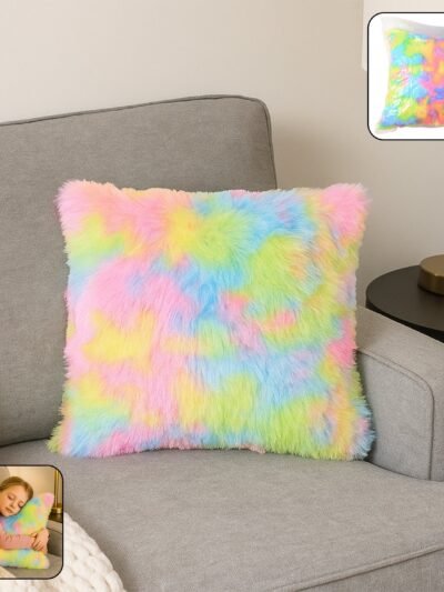 Rainbow Cushion Pillow – Soft Plush Decorative Throw Pillow