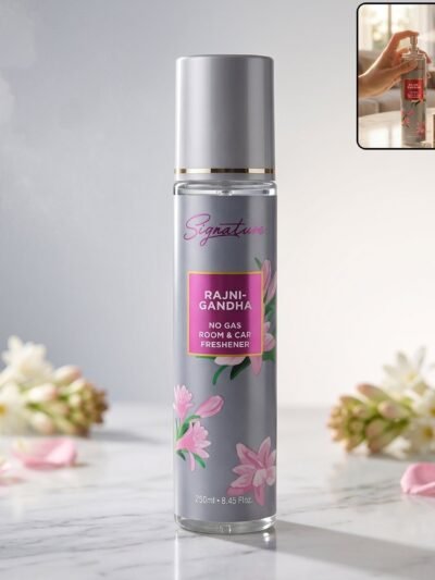 Rajnigandha Floral Room & Car Freshener � Long-lasting & Eco-friendly