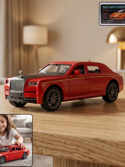 Die-Cast Metal Pull-Back Toy Car � Realistic Luxury Sedan Model
