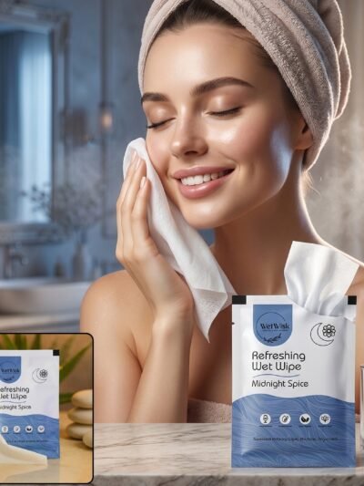 Wet Wipes � Gentle Cleansing for Face, Body & Hands (1 Pc)