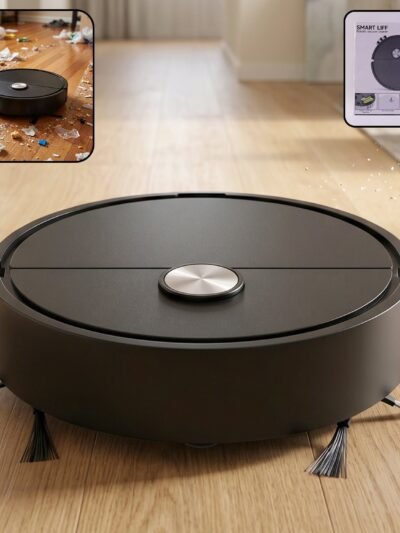 Robotic Vacuum Cleaner with Mopping – Slim & Automatic Floor Robot