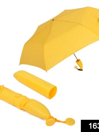 Banana Shaped Umbrella – Mini Foldable, UV Protection | DrizzlePro
