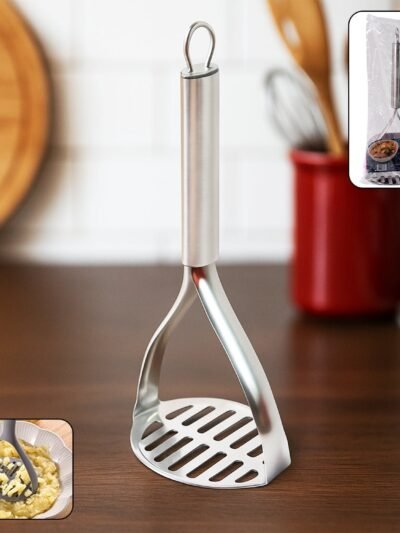 Stainless Steel Potato Masher – Ergonomic Handle for Easy Mashing