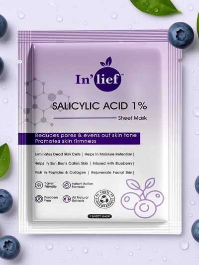 Salicylic Acid 1% Sheet Mask – Clarifies & Refines Pores
