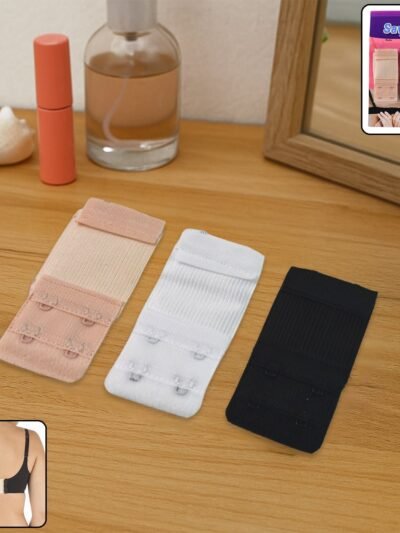 Bra Extender Set – Adjustable 3-Piece 2-Hook for Comfort Fit