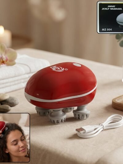 Smart Electric Scalp Massager � Portable & Stress-Relieving
