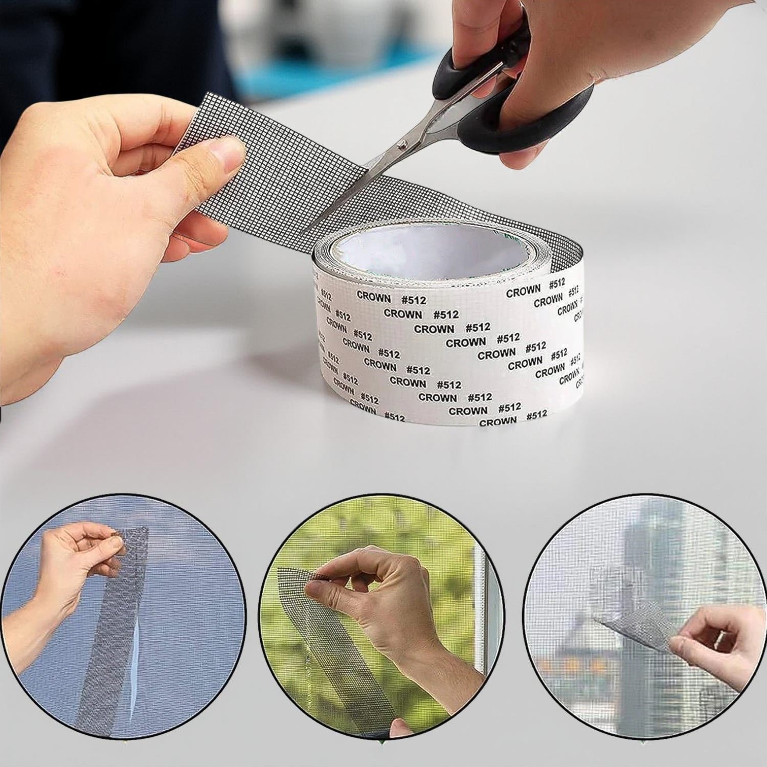 Mosquito Net Repair Tape – Strong Adhesive & Durable Mesh Roll