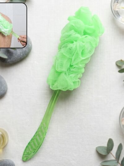Long Handle Bath Loofah – 45cm Reach Back Scrubber | Mist & Relax