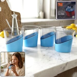 Plastic Selo Glass – Modern Design with Grip Base for Easy Handling