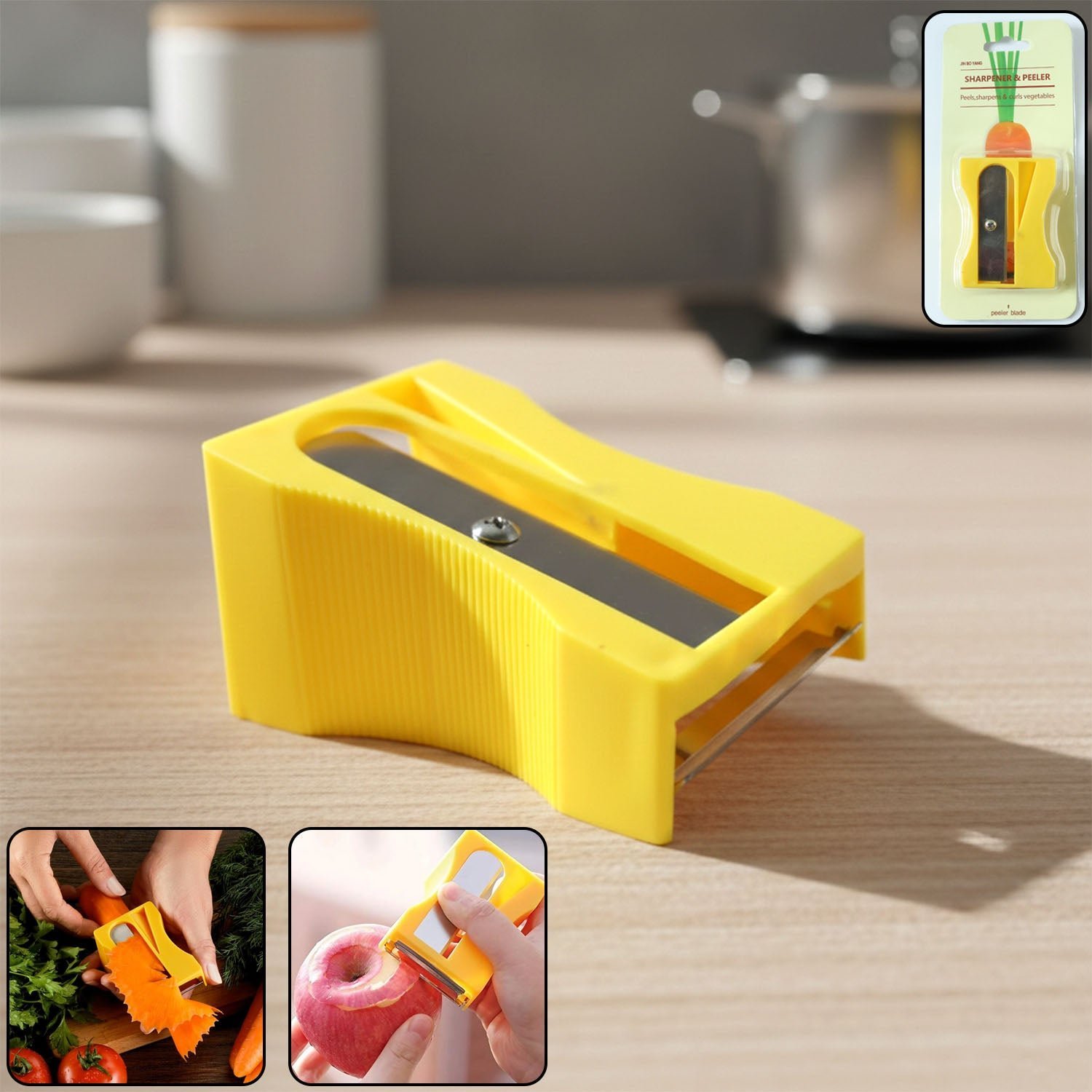 Multipurpose Vegetable Sharpen & Peeler � Compact Kitchen Tool