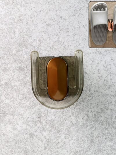 Self-Adhesive Wall Mount Slipper Holder – Space-Saving & Waterproof