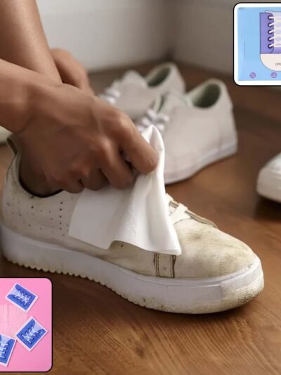Shoe Cleaning Wipes – Portable 30-Pack for Effortless Shoe Care