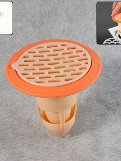 Plastic Drain Strainer – Efficient Hair Catcher for Bathroom & Kitchen