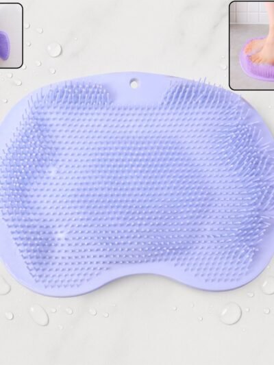 Silicone Bath Massage Cushion – Suction Cup Foot Scrubber Mat