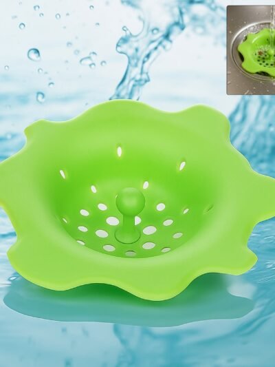 Silicone Sink Strainer – Flexible, Anti-Clog Hair Catcher