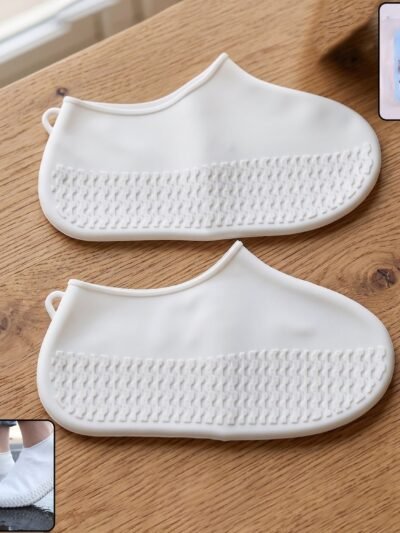 Reusable Waterproof Silicone Rain Shoe Cover � Non Slip & Foldable