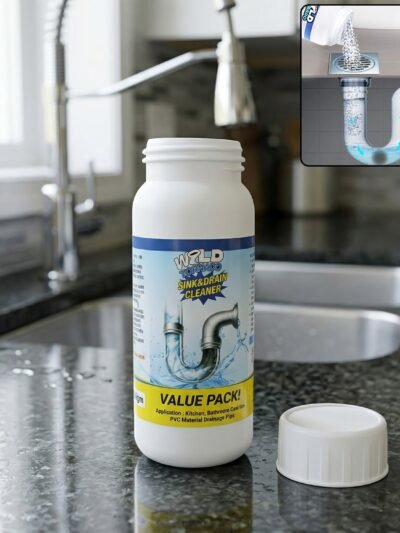 Sink and Drain Cleaner Powder – Quick & Powerful Blockage Removal