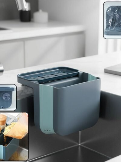 Kitchen Sink Hanging Storage Basket – Suction Cup Design
