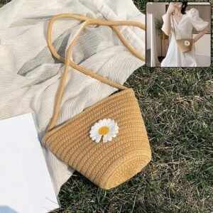 Jute Crossbody Bag – Lightweight Casual & Travel Essential