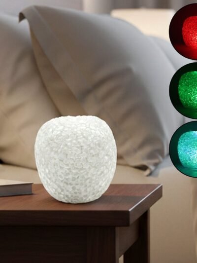 LED Crystal Table Lamp – Colour-Changing Ambient Glow