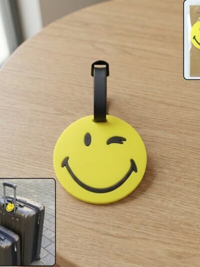 Luggage Tag – Bright Emoji Design for Easy Identification