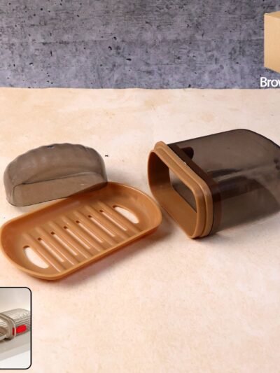 Soap Box with Ventilated Drain Tray – Keeps Soap Dry & Fresh
