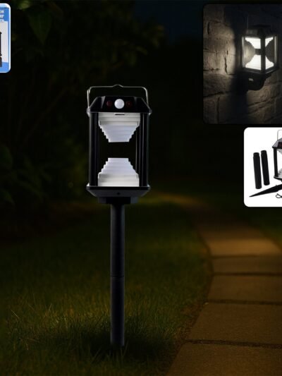 Solar Induction LED Wall Lamp – Motion Sensor Outdoor Light