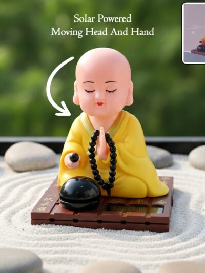 Solar Buddha Statue – Eco-Friendly Movement & Meditation Decor