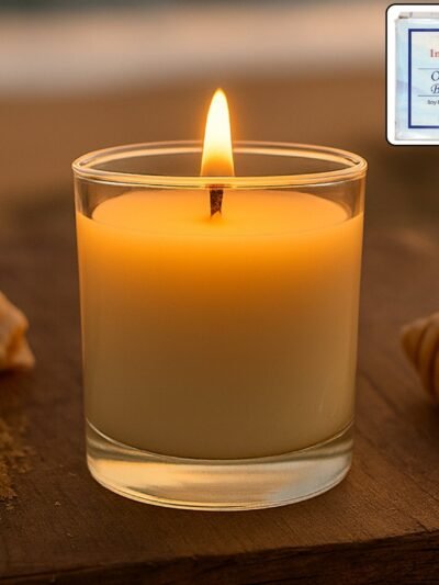 Scented Votive Candle – Ocean Breeze Fragrance, 50gm Jar